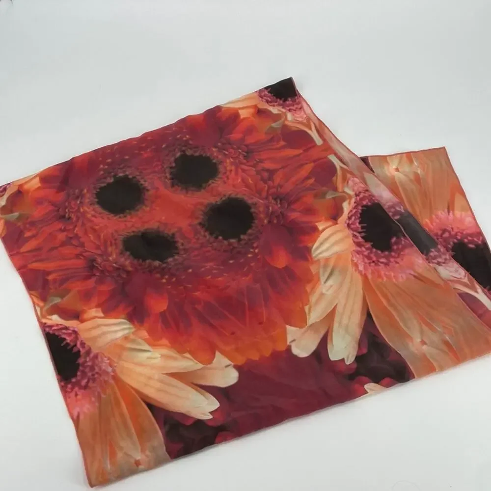 Nicole Isabel Whitney Print silk scarf
